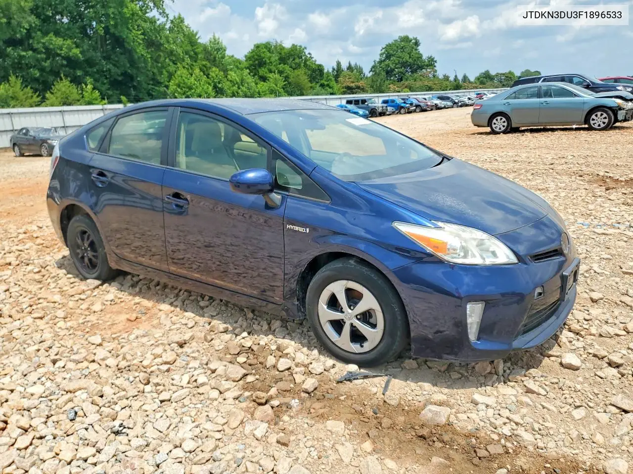 JTDKN3DU3F1896533 2015 Toyota Prius Two