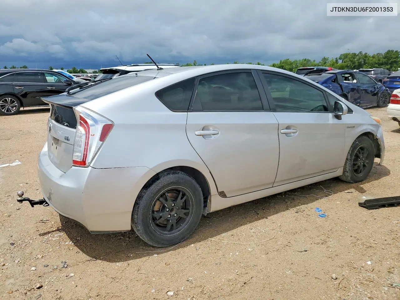 2015 Toyota Prius Two VIN: JTDKN3DU6F2001353 Lot: 56434996