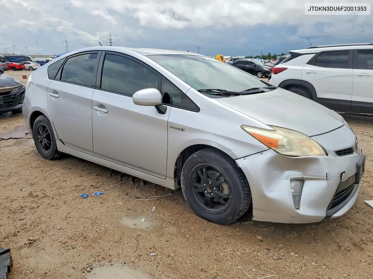2015 Toyota Prius Two VIN: JTDKN3DU6F2001353 Lot: 56434996