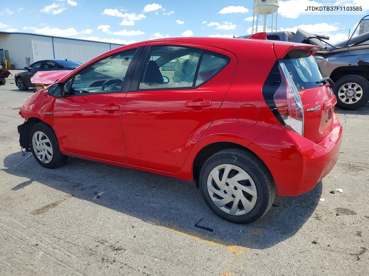 2015 Toyota Prius C Three VIN: JTDKDTB37F1103585 Lot: 57128236