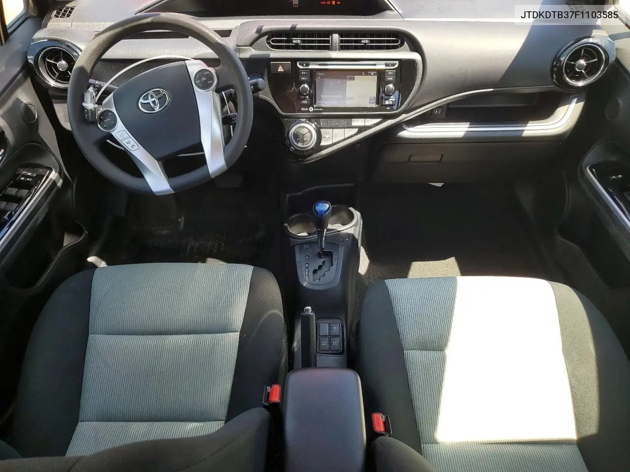 2015 Toyota Prius C Three VIN: JTDKDTB37F1103585 Lot: 57128236