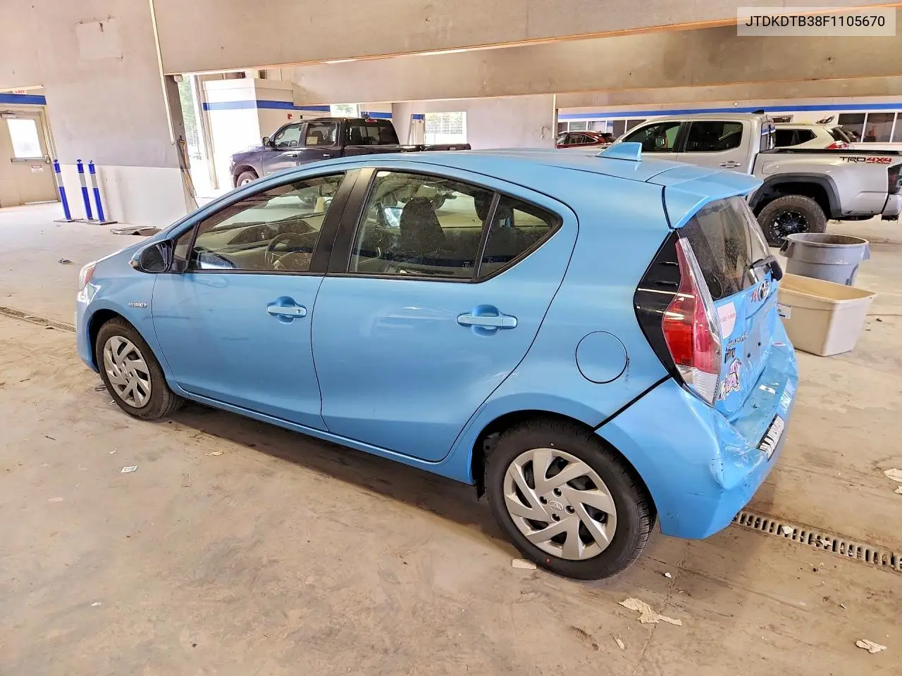 2015 Toyota Prius C Two VIN: JTDKDTB38F1105670 Lot: 57209526