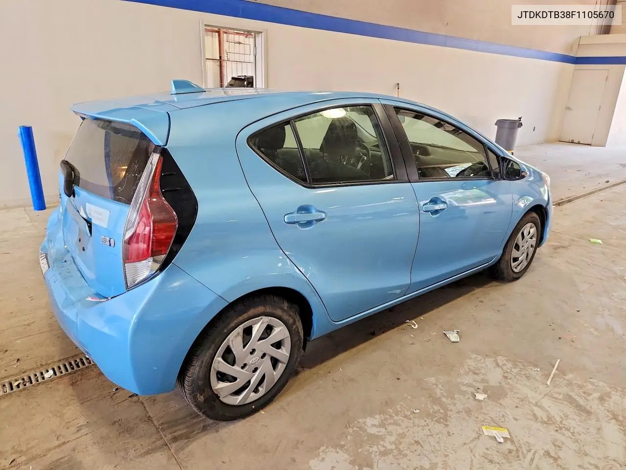 2015 Toyota Prius C Two VIN: JTDKDTB38F1105670 Lot: 57209526