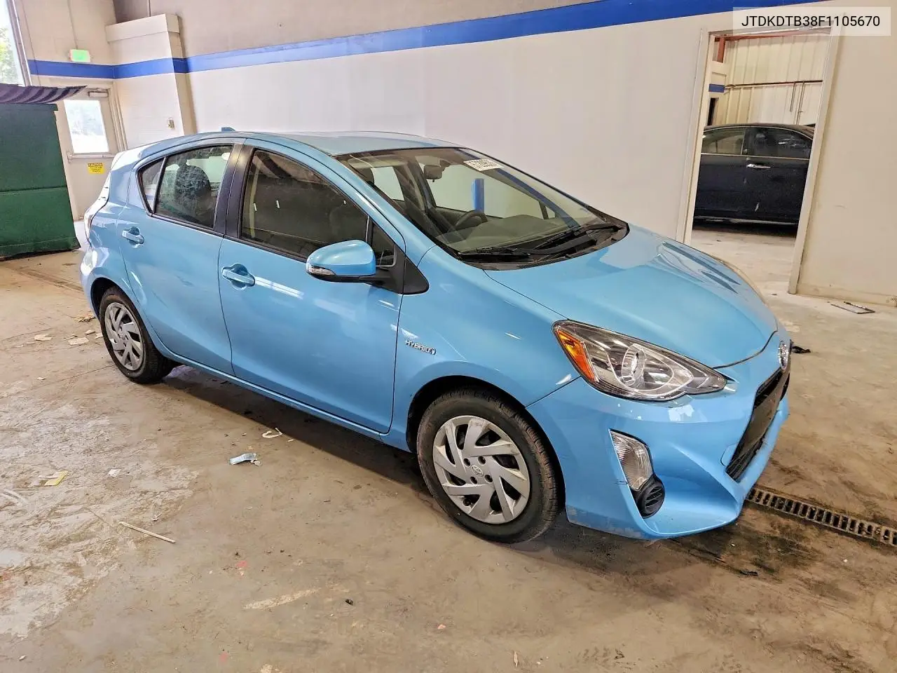 2015 Toyota Prius C Two VIN: JTDKDTB38F1105670 Lot: 57209526