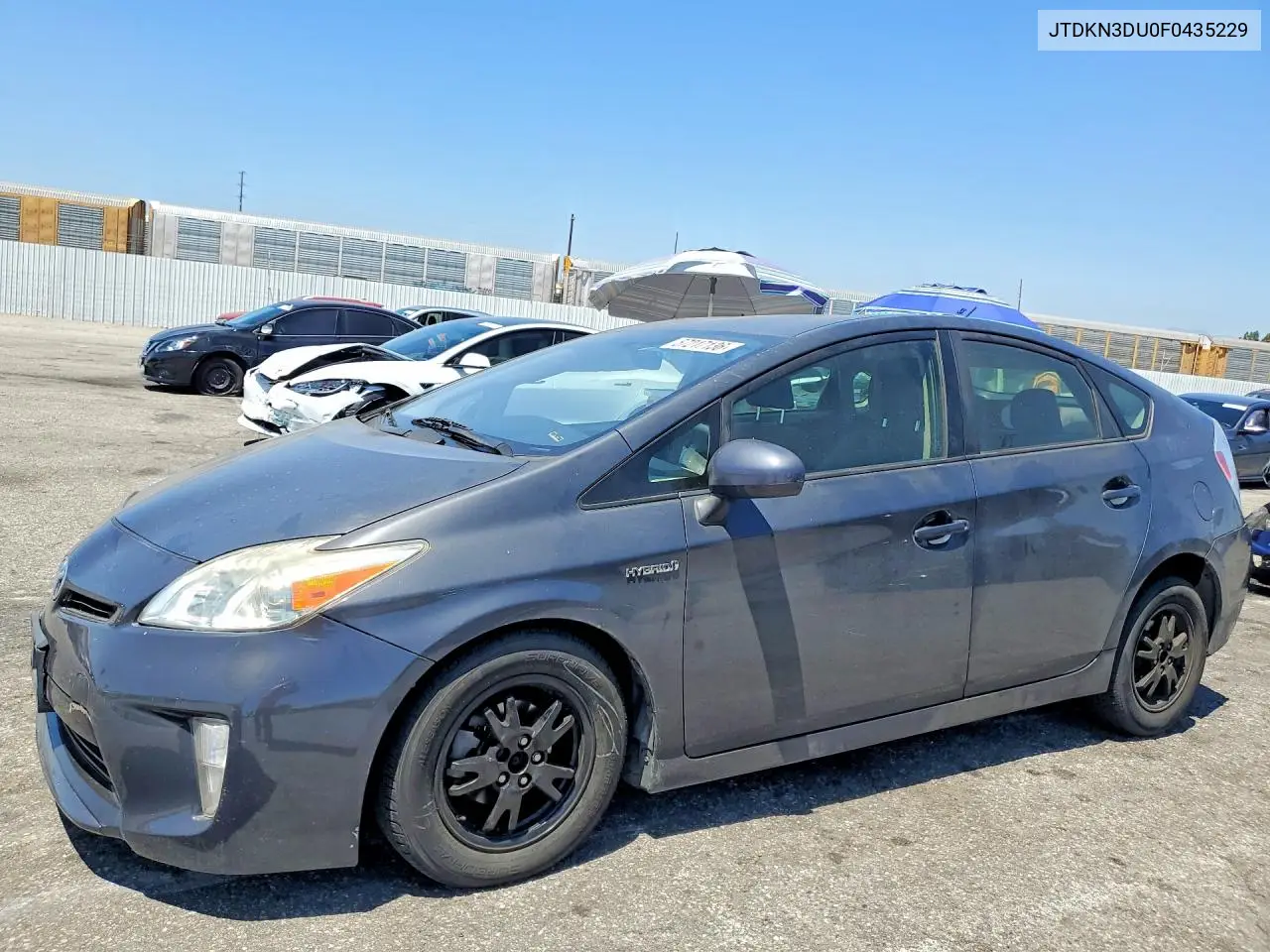 2015 Toyota Prius Two VIN: JTDKN3DU0F0435229 Lot: 57247136