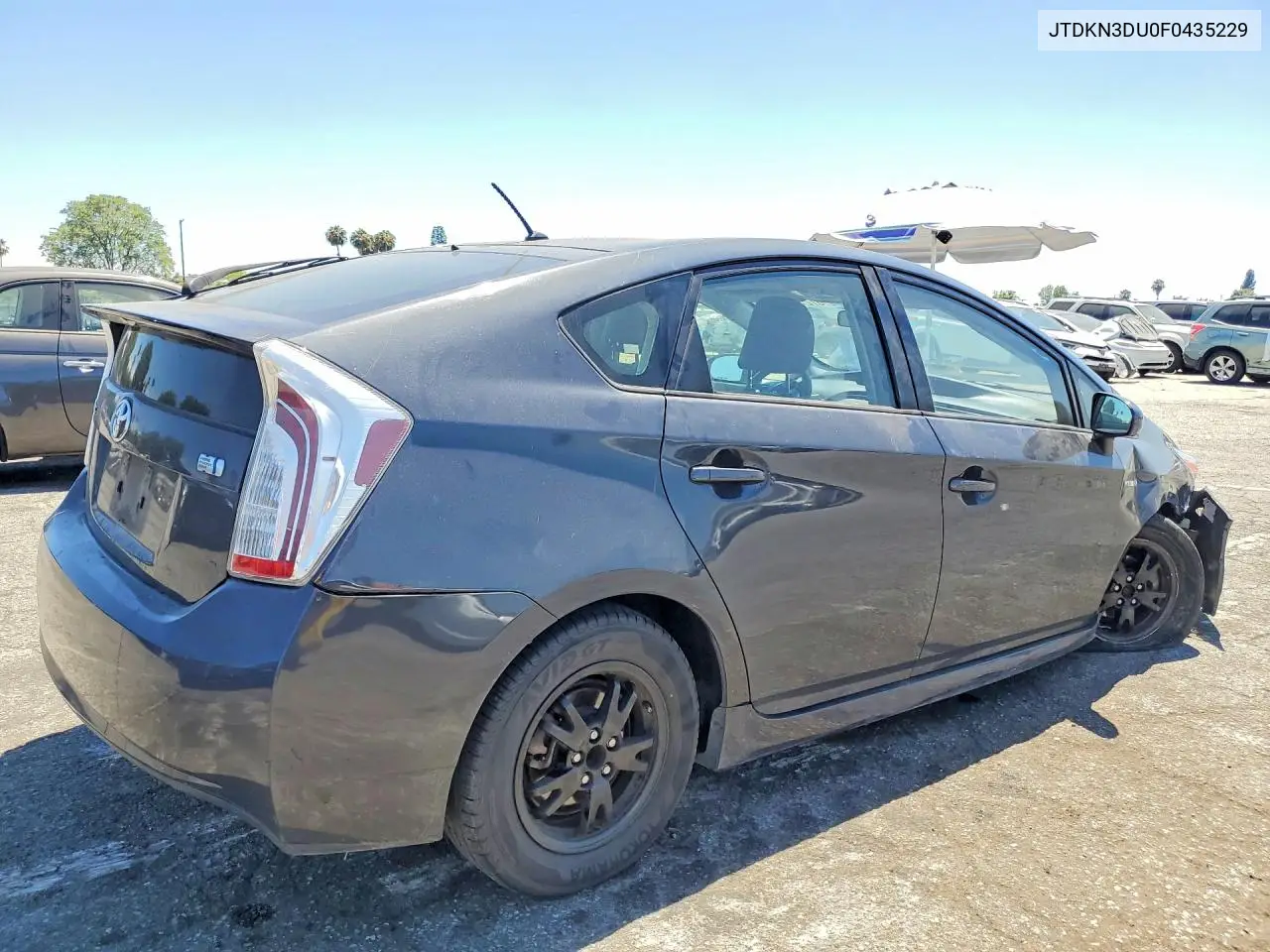 2015 Toyota Prius Two VIN: JTDKN3DU0F0435229 Lot: 57247136