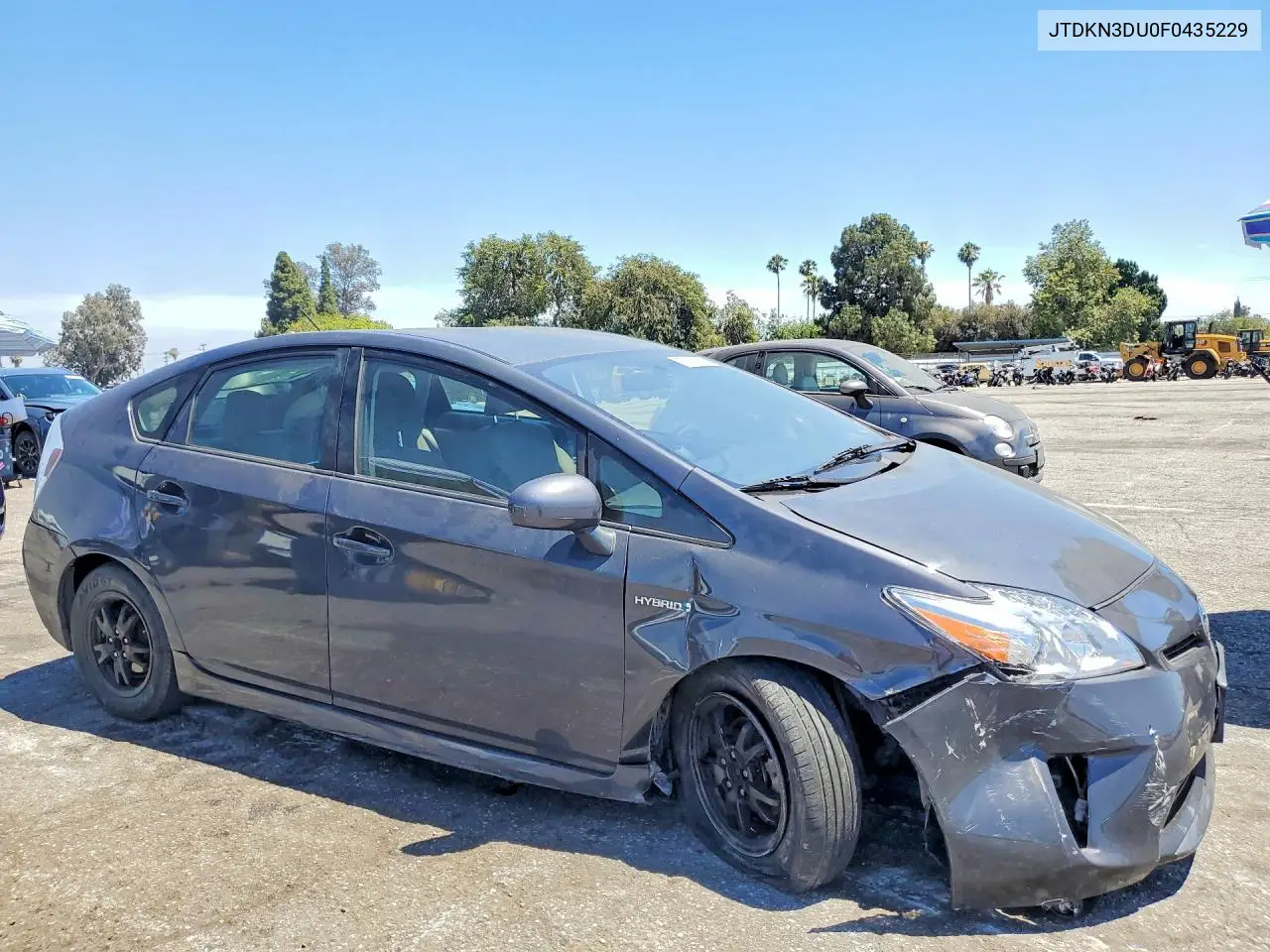 2015 Toyota Prius Two VIN: JTDKN3DU0F0435229 Lot: 57247136