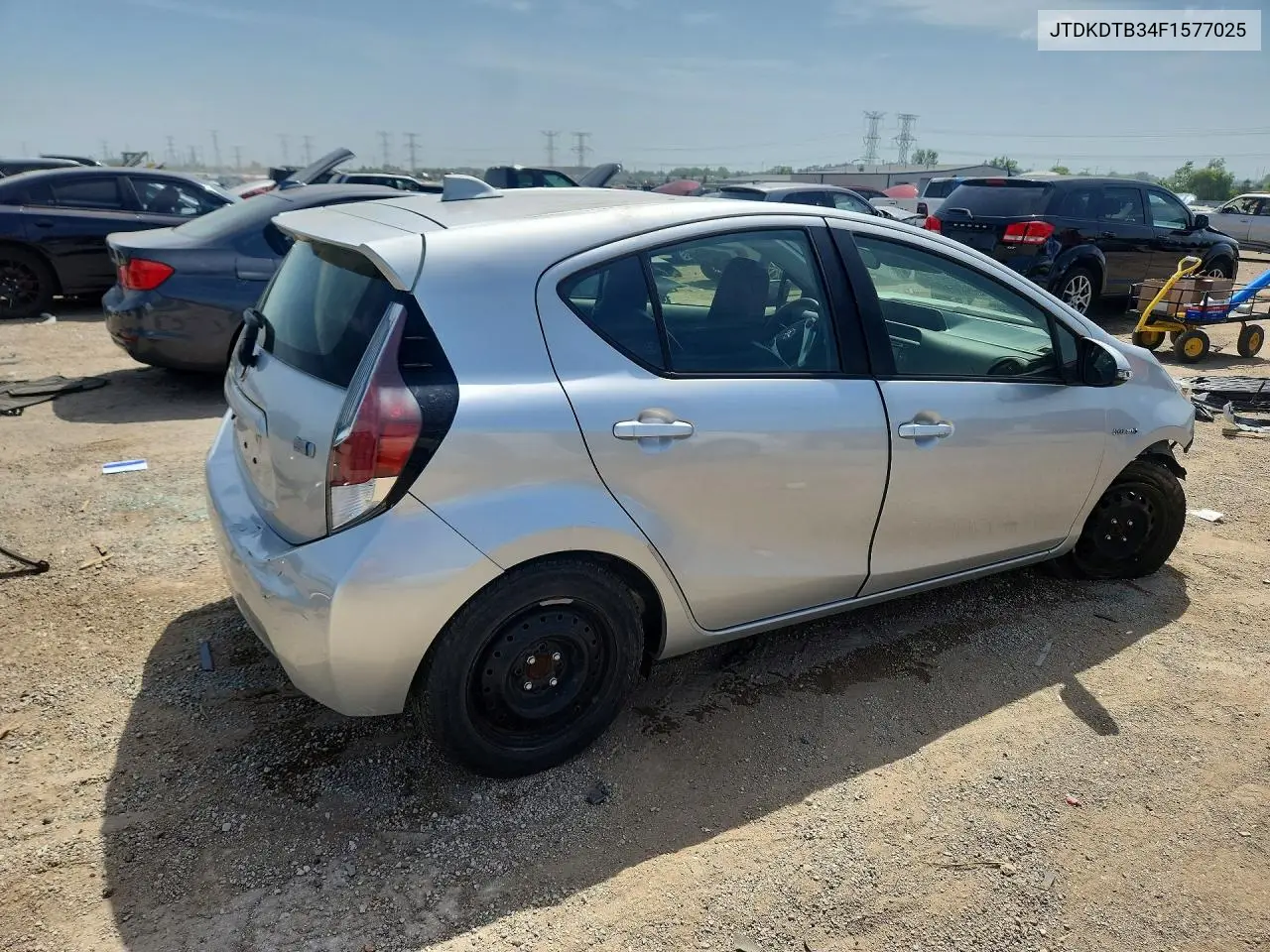 2015 Toyota Prius C One VIN: JTDKDTB34F1577025 Lot: 58572676