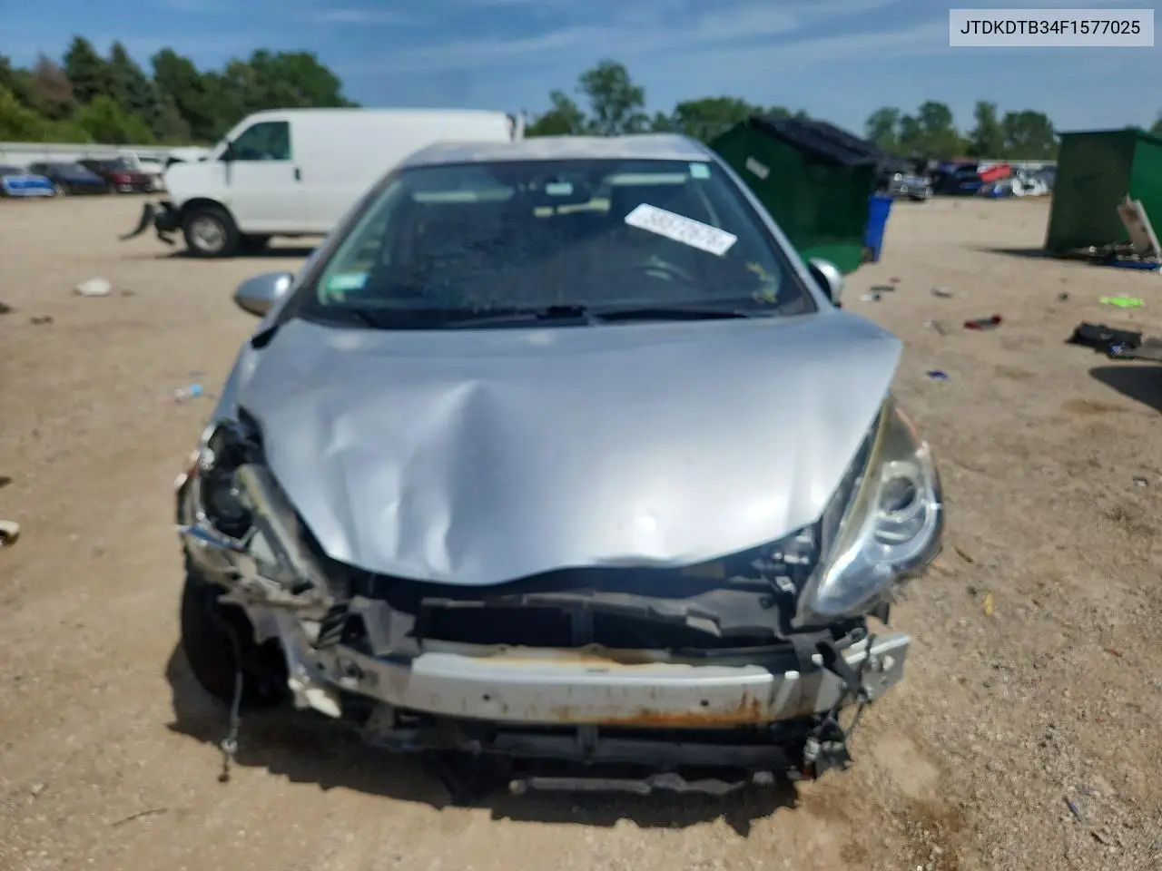 2015 Toyota Prius C One VIN: JTDKDTB34F1577025 Lot: 58572676