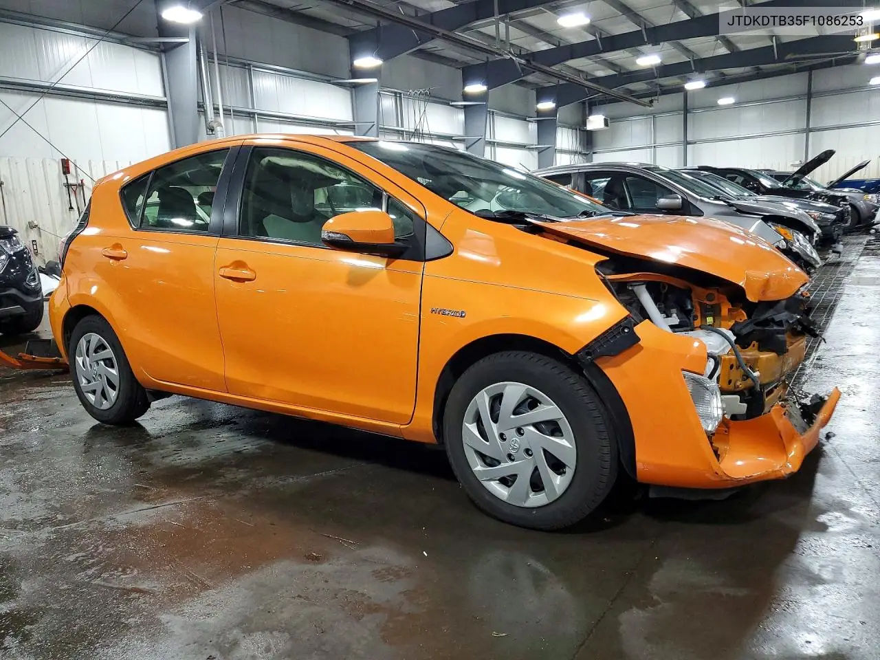 2015 Toyota Prius C One VIN: JTDKDTB35F1086253 Lot: 58998936