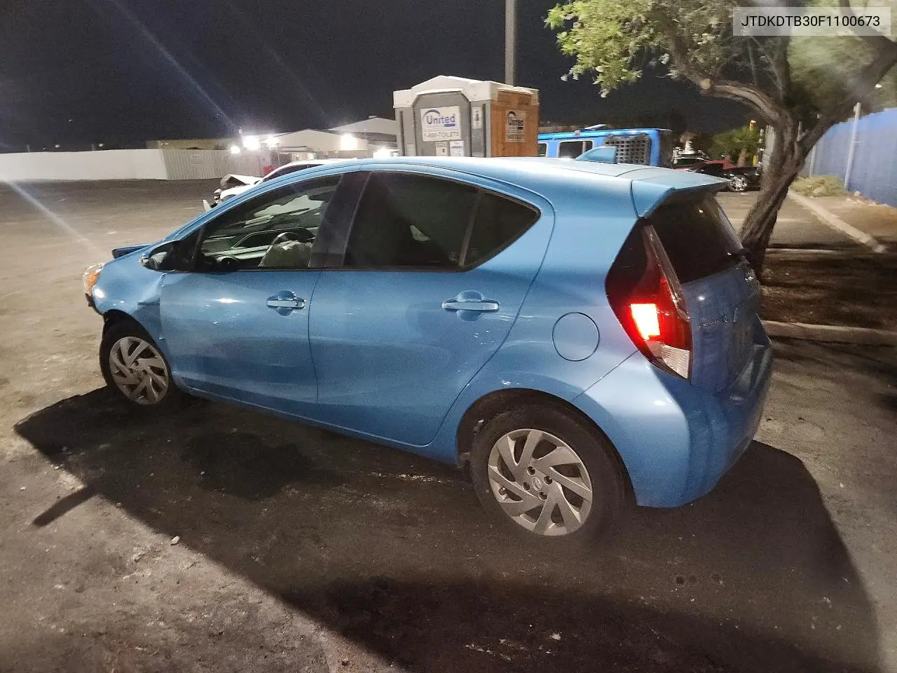 2015 Toyota Prius C One VIN: JTDKDTB30F1100673 Lot: 60095566