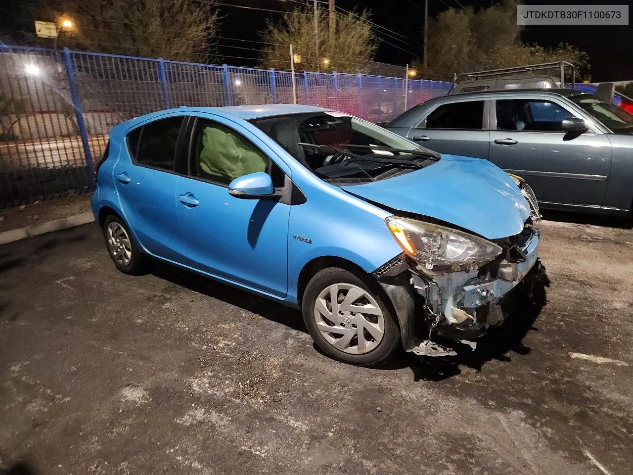 2015 Toyota Prius C One VIN: JTDKDTB30F1100673 Lot: 60095566