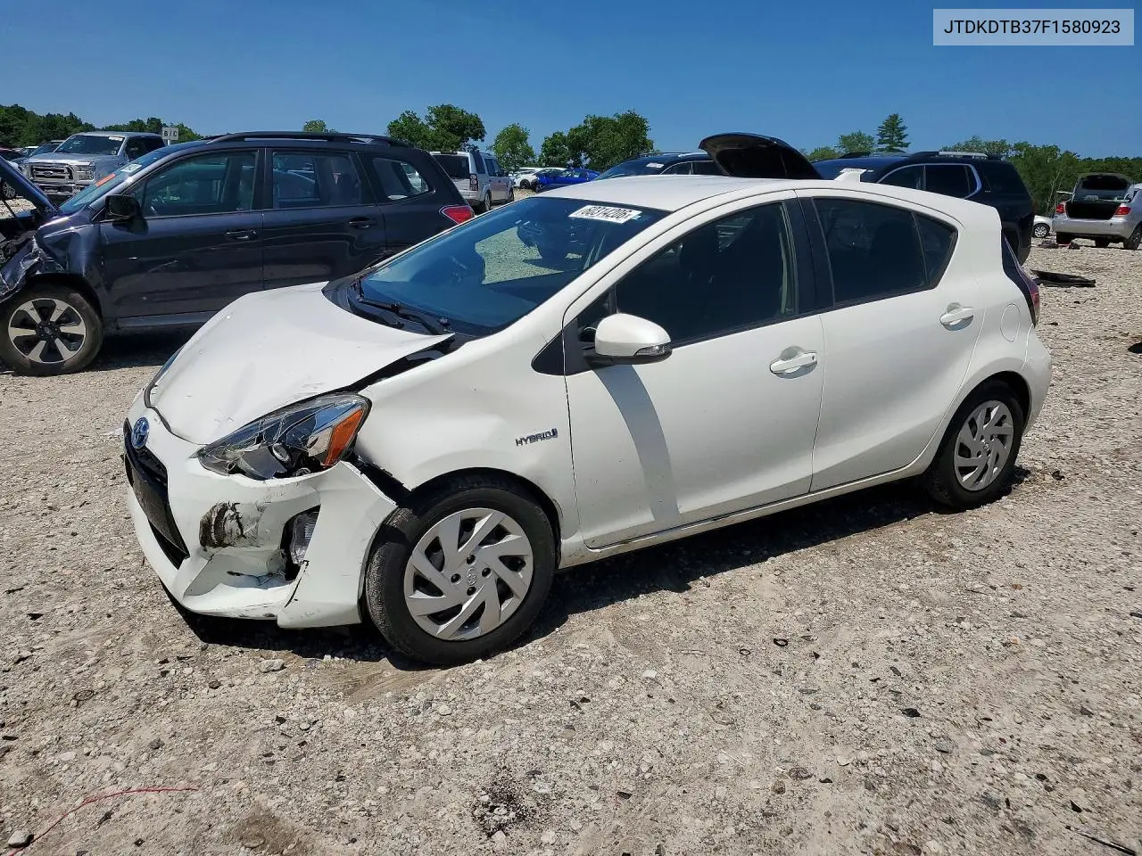 2015 Toyota Prius C Two VIN: JTDKDTB37F1580923 Lot: 60314206