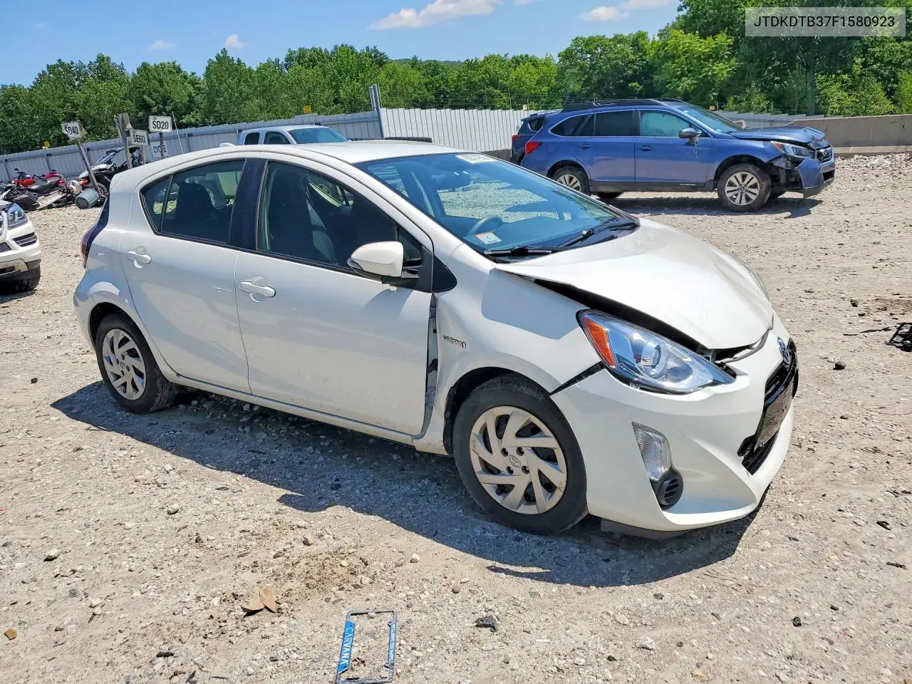 2015 Toyota Prius C Two VIN: JTDKDTB37F1580923 Lot: 60314206