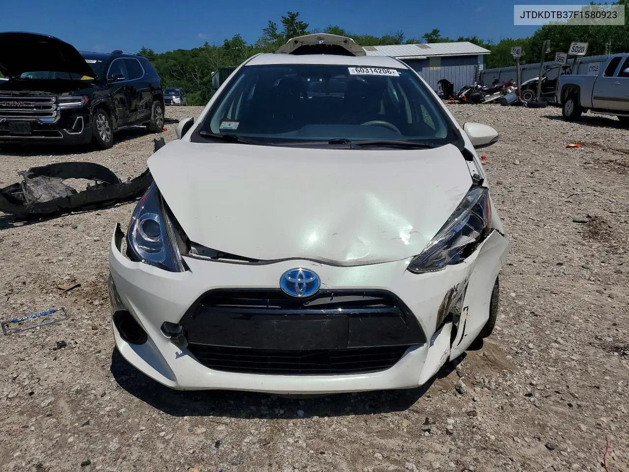 2015 Toyota Prius C Two VIN: JTDKDTB37F1580923 Lot: 60314206