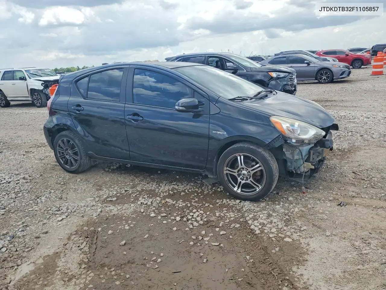 2015 Toyota Prius C Two VIN: JTDKDTB32F1105857 Lot: 60316206
