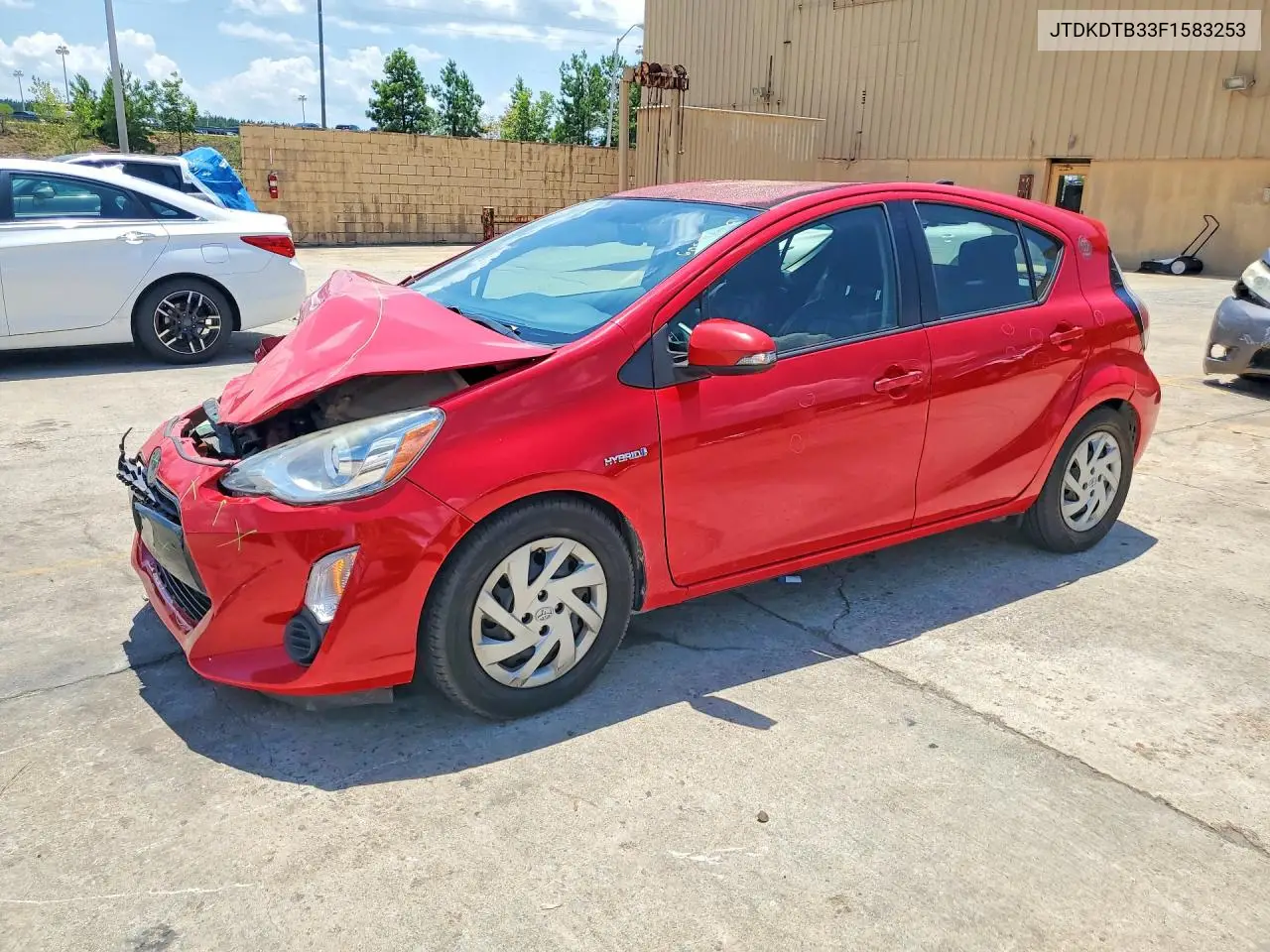 2015 Toyota Prius C Two VIN: JTDKDTB33F1583253 Lot: 60599626