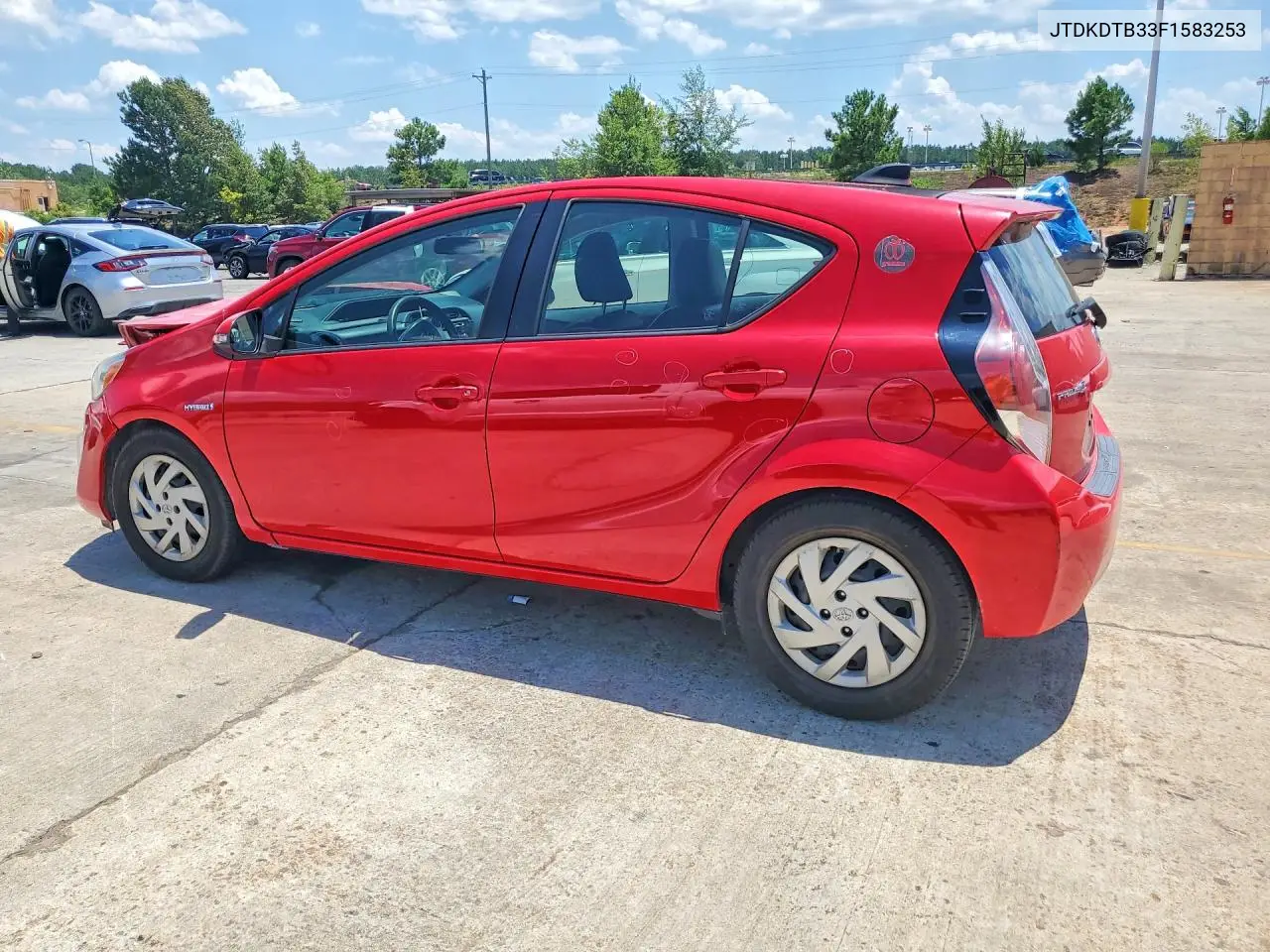 2015 Toyota Prius C Two VIN: JTDKDTB33F1583253 Lot: 60599626