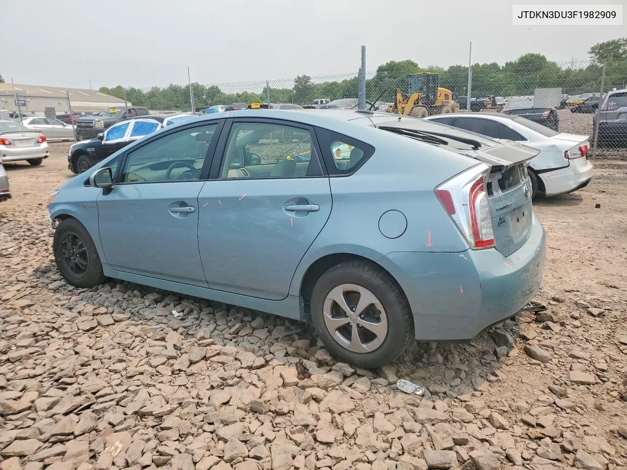 2015 Toyota Prius Three VIN: JTDKN3DU3F1982909 Lot: 60627966