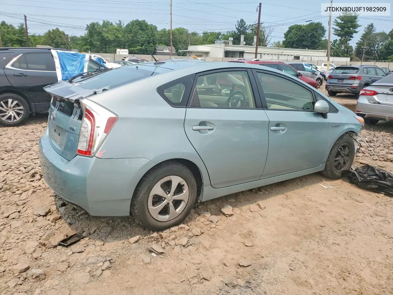 2015 Toyota Prius Three VIN: JTDKN3DU3F1982909 Lot: 60627966