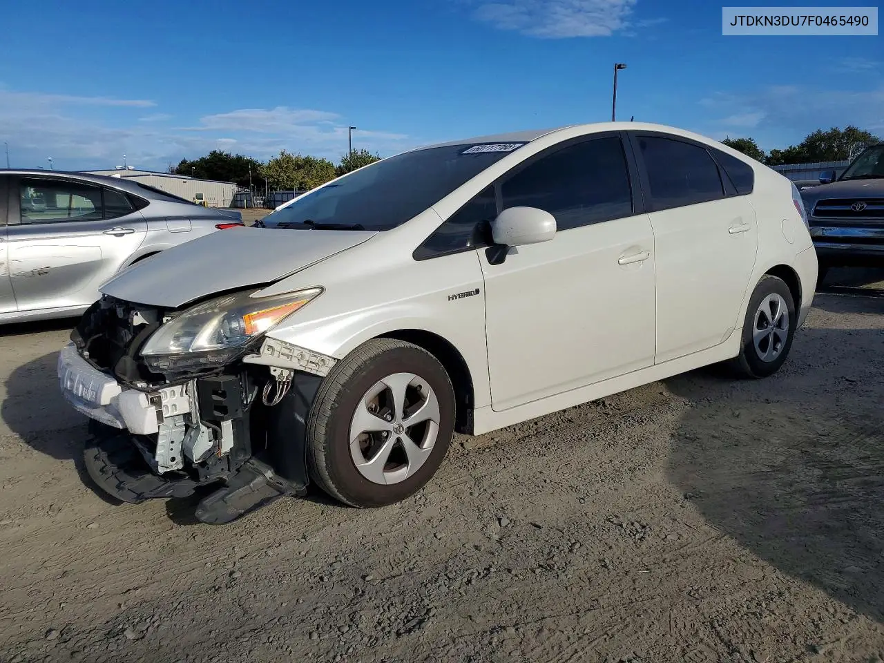2015 Toyota Prius Four VIN: JTDKN3DU7F0465490 Lot: 60717766