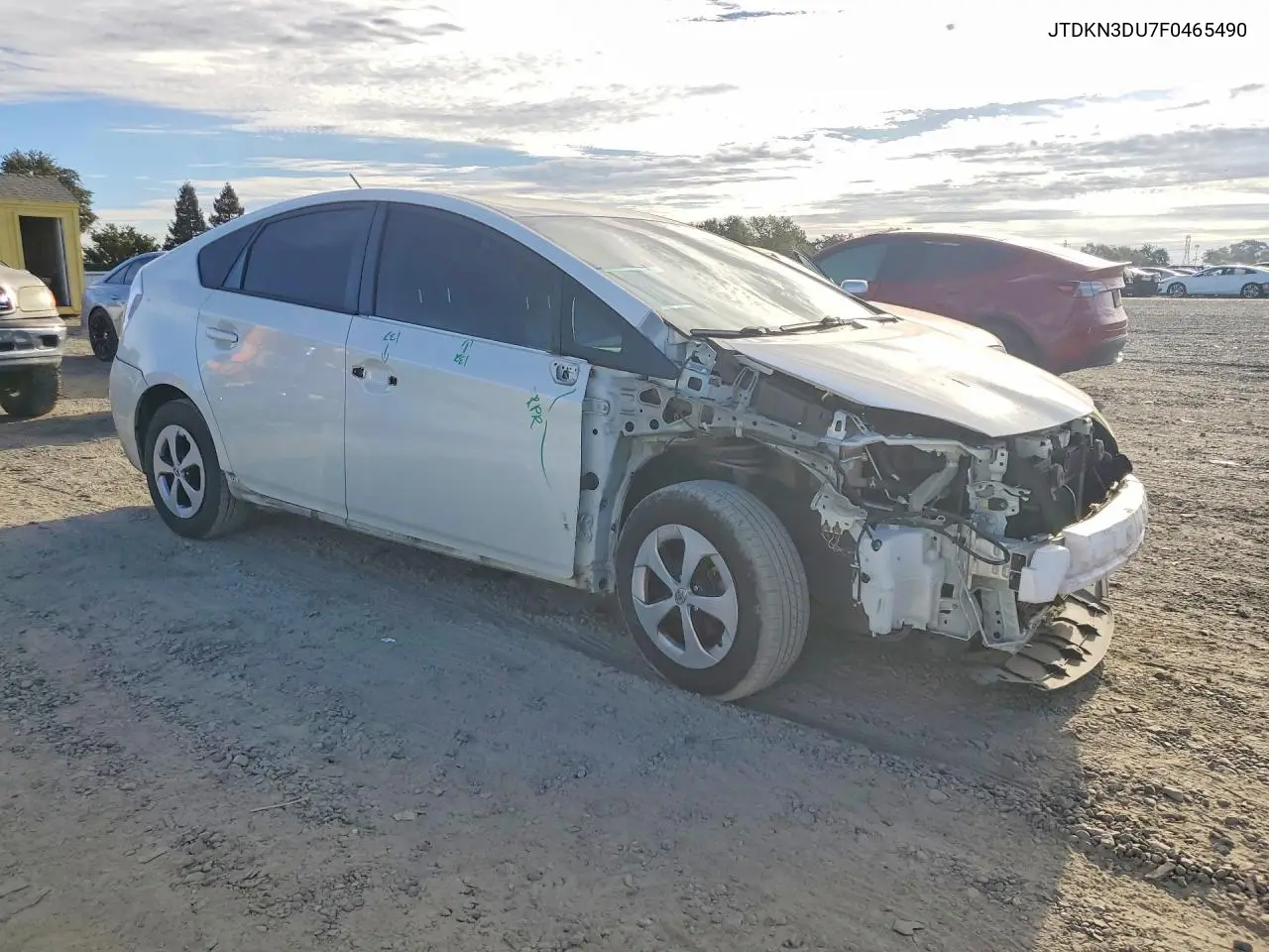 2015 Toyota Prius Four VIN: JTDKN3DU7F0465490 Lot: 60717766