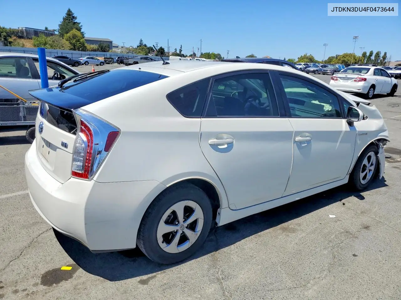2015 Toyota Prius Two VIN: JTDKN3DU4F0473644 Lot: 60720176