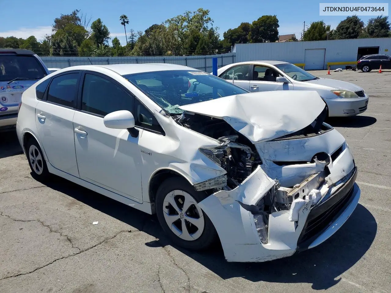 2015 Toyota Prius Two VIN: JTDKN3DU4F0473644 Lot: 60720176