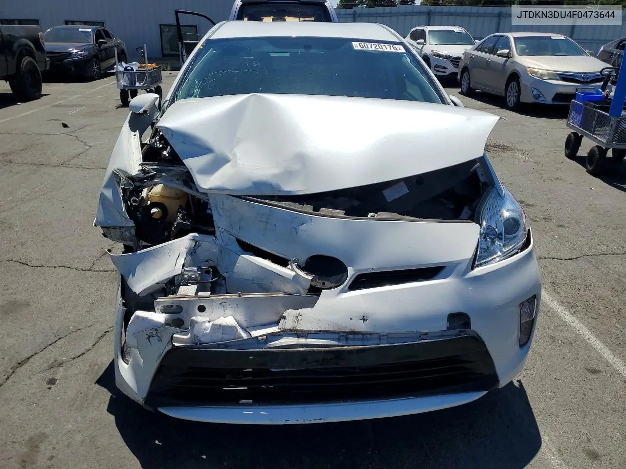 2015 Toyota Prius Two VIN: JTDKN3DU4F0473644 Lot: 60720176