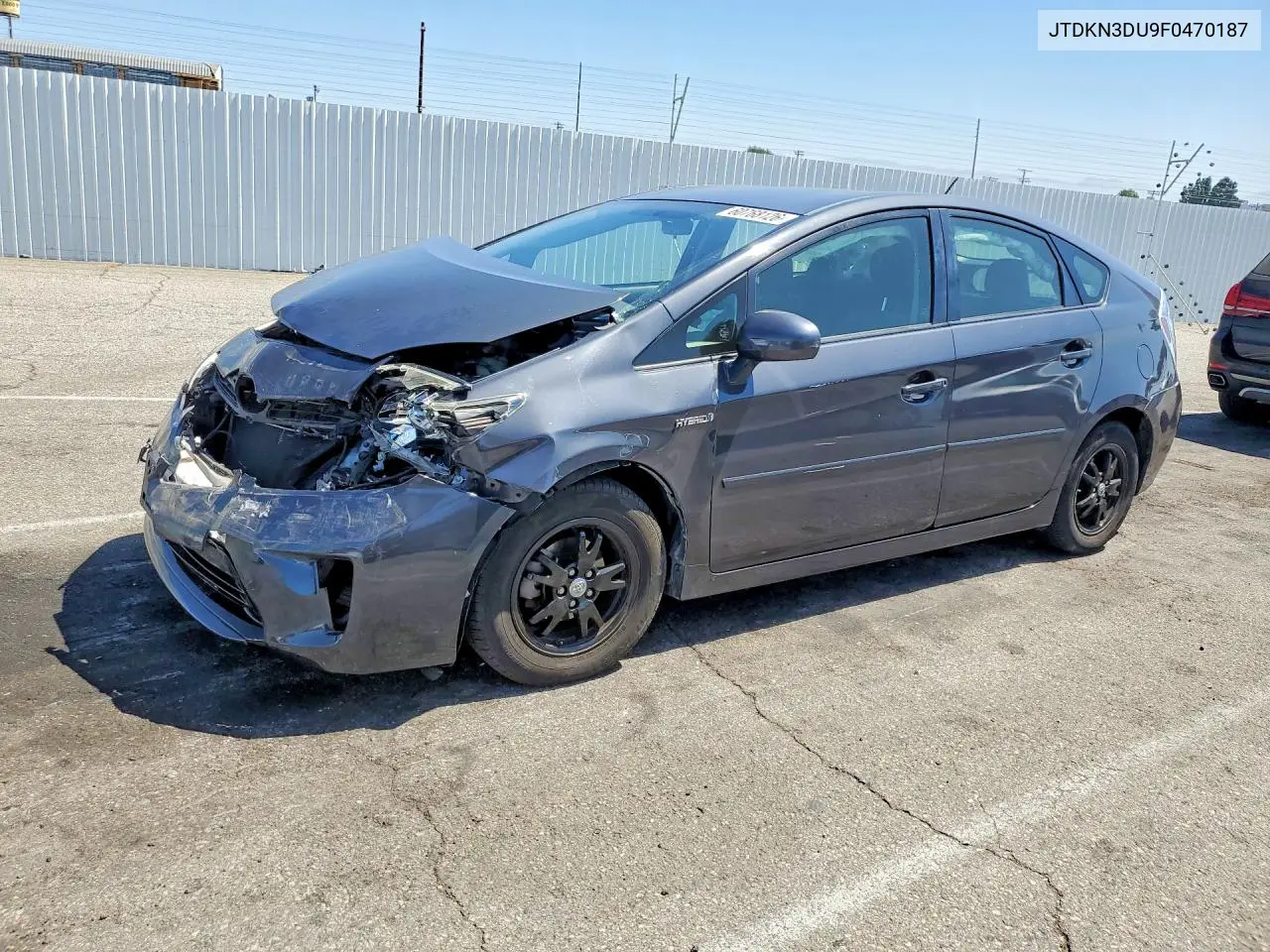 2015 Toyota Prius Two VIN: JTDKN3DU9F0470187 Lot: 60768126