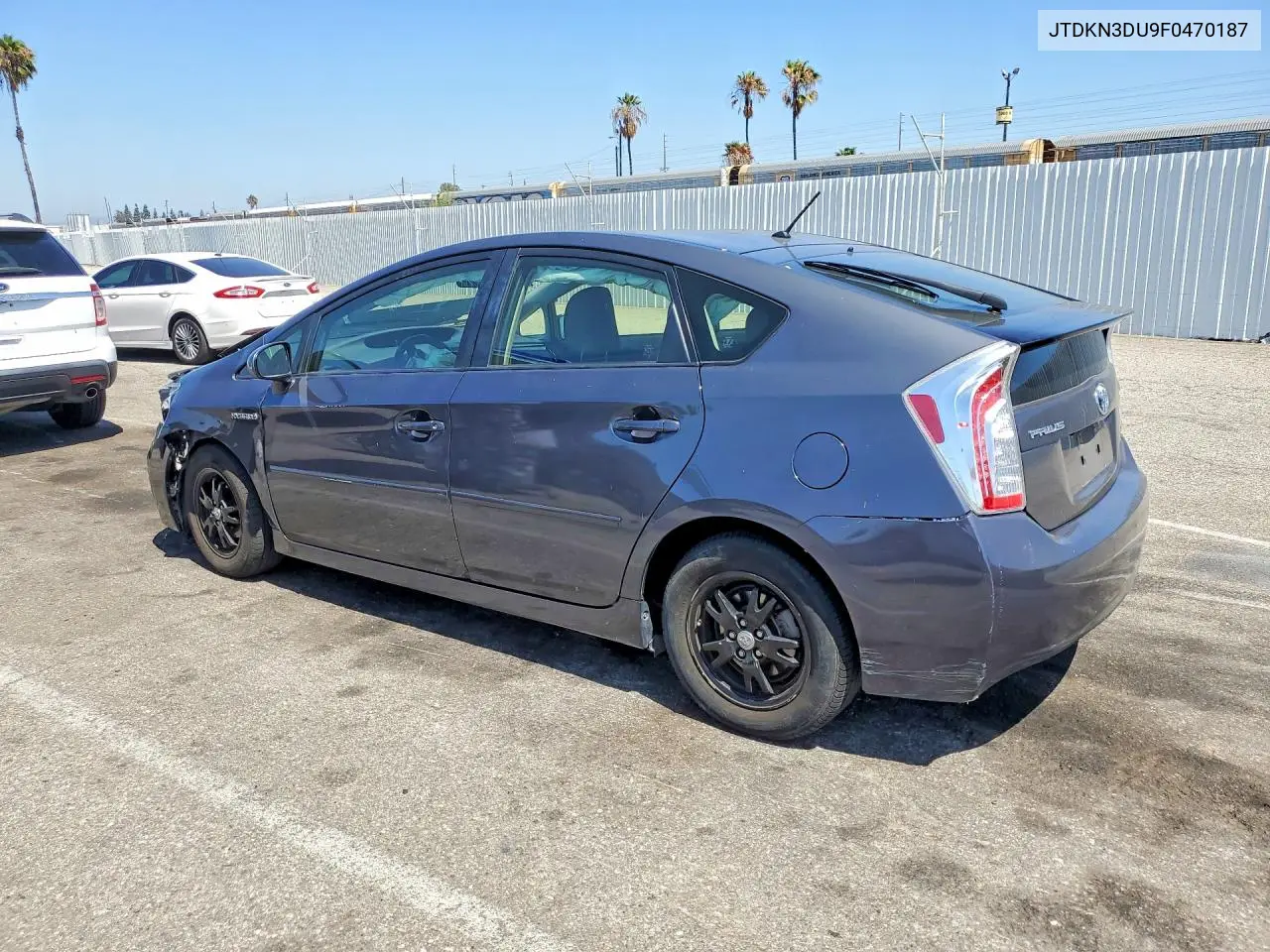 2015 Toyota Prius Two VIN: JTDKN3DU9F0470187 Lot: 60768126