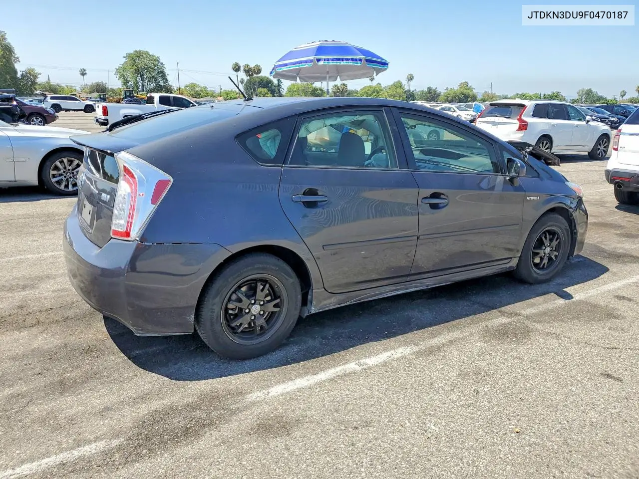 2015 Toyota Prius Two VIN: JTDKN3DU9F0470187 Lot: 60768126