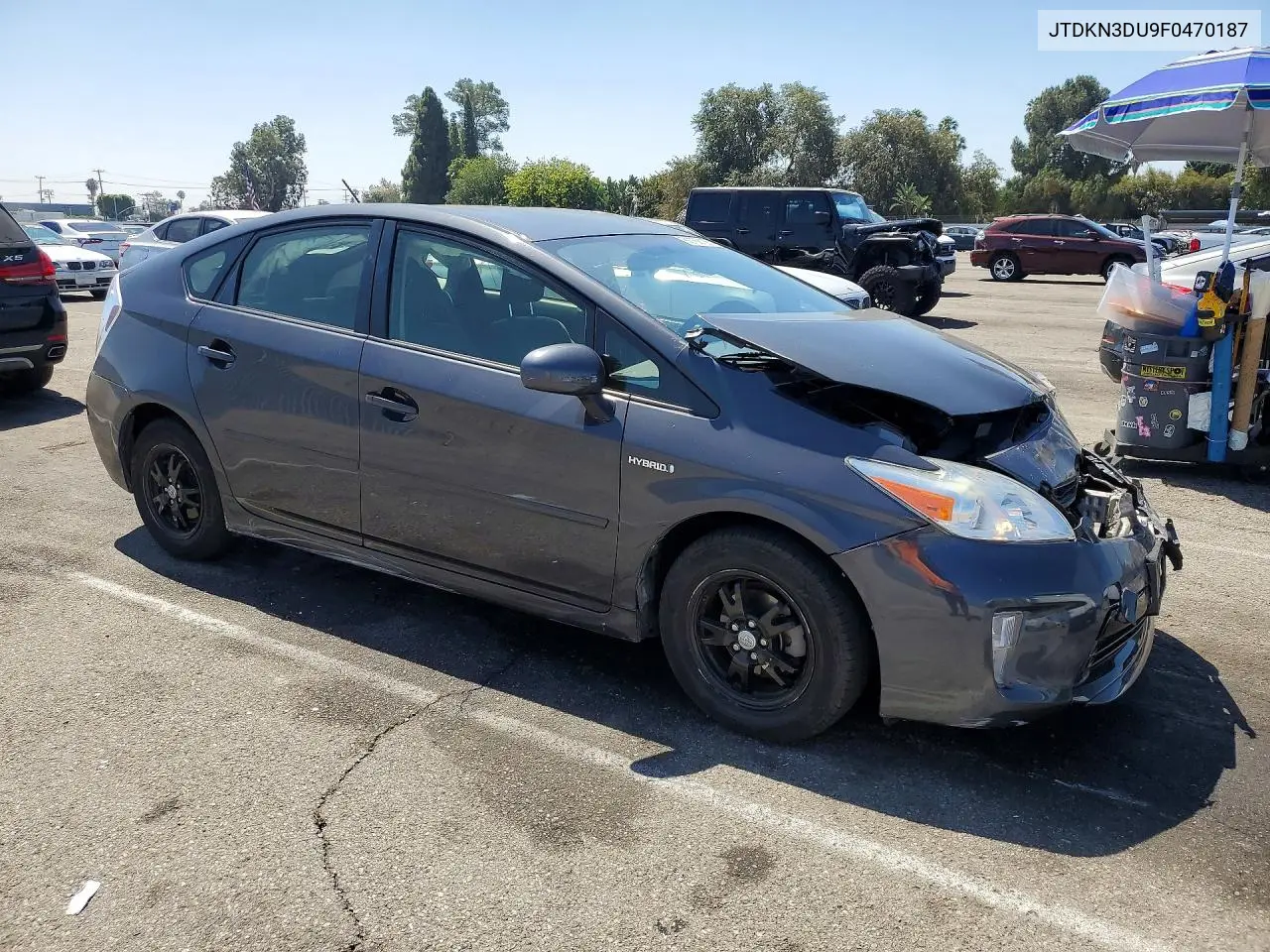 2015 Toyota Prius Two VIN: JTDKN3DU9F0470187 Lot: 60768126