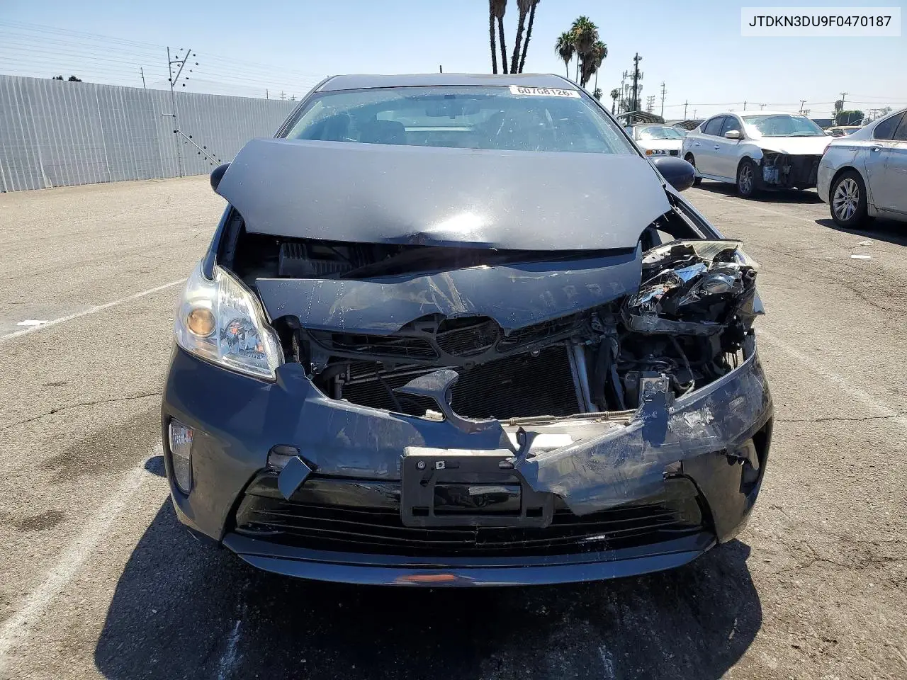2015 Toyota Prius Two VIN: JTDKN3DU9F0470187 Lot: 60768126