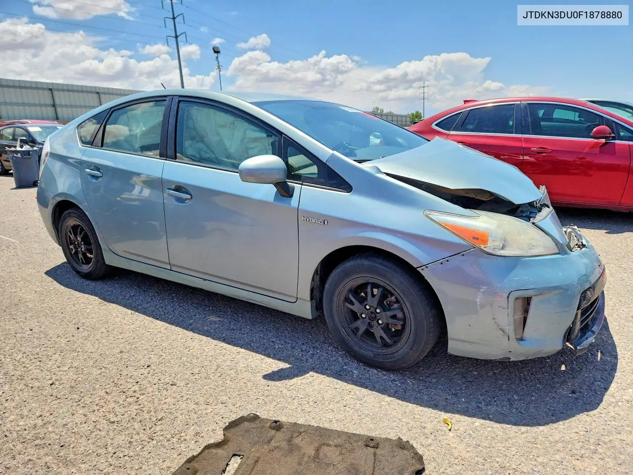 2015 Toyota Prius Two VIN: JTDKN3DU0F1878880 Lot: 60864346