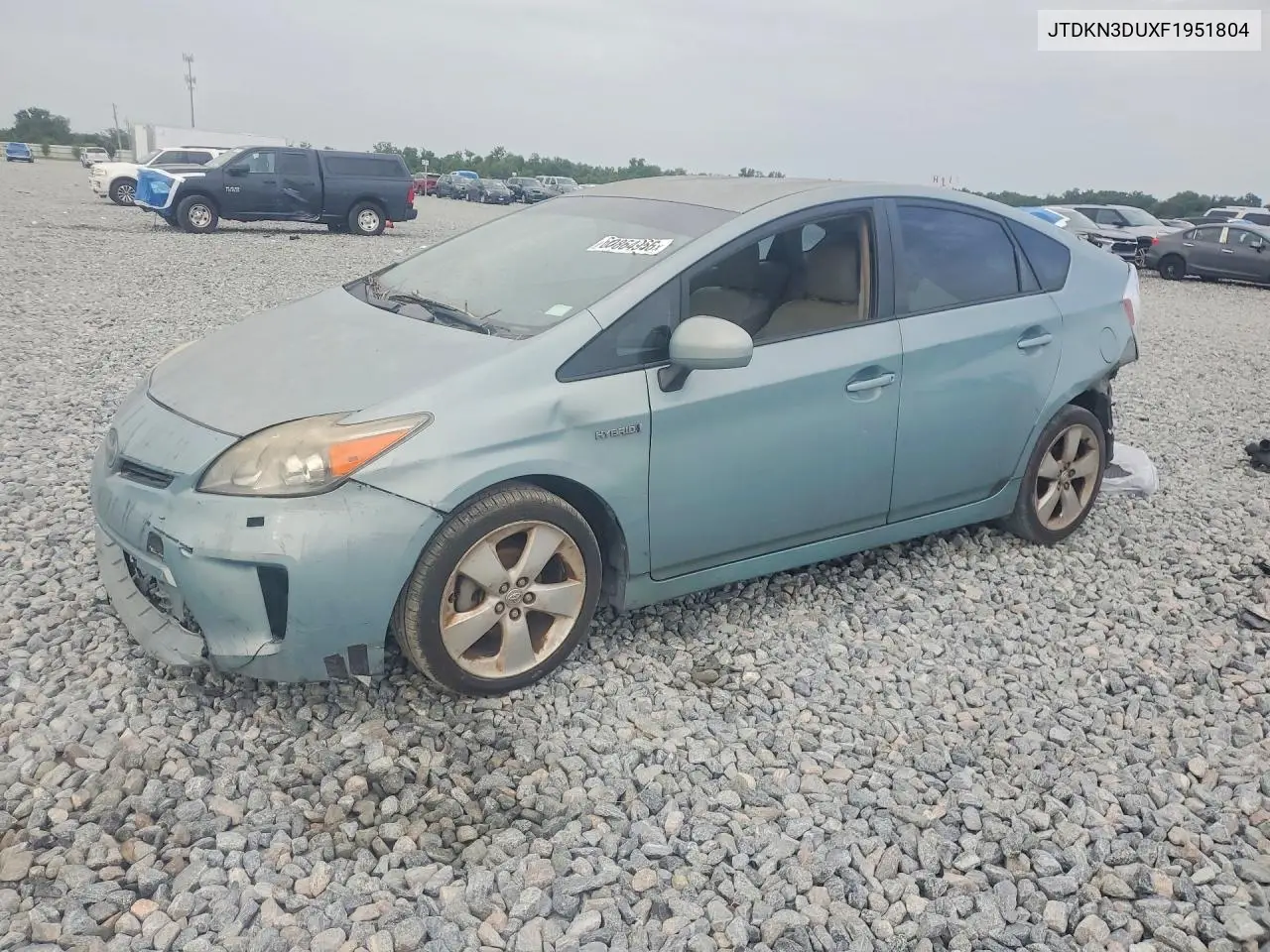 2015 Toyota Prius Five VIN: JTDKN3DUXF1951804 Lot: 60864956