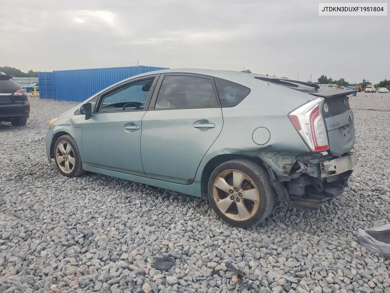 2015 Toyota Prius Five VIN: JTDKN3DUXF1951804 Lot: 60864956