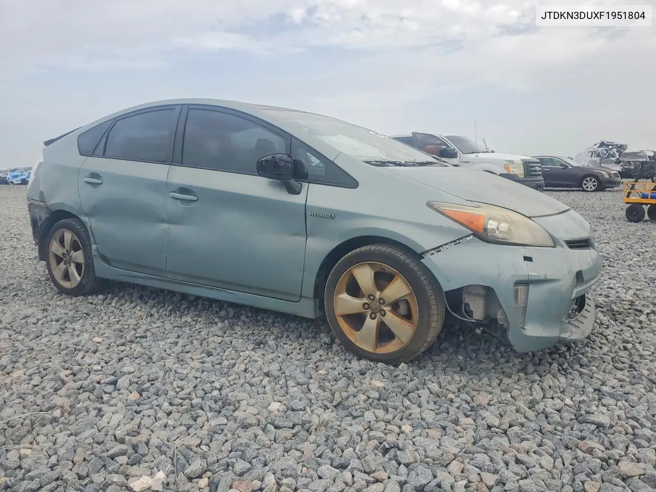2015 Toyota Prius Five VIN: JTDKN3DUXF1951804 Lot: 60864956