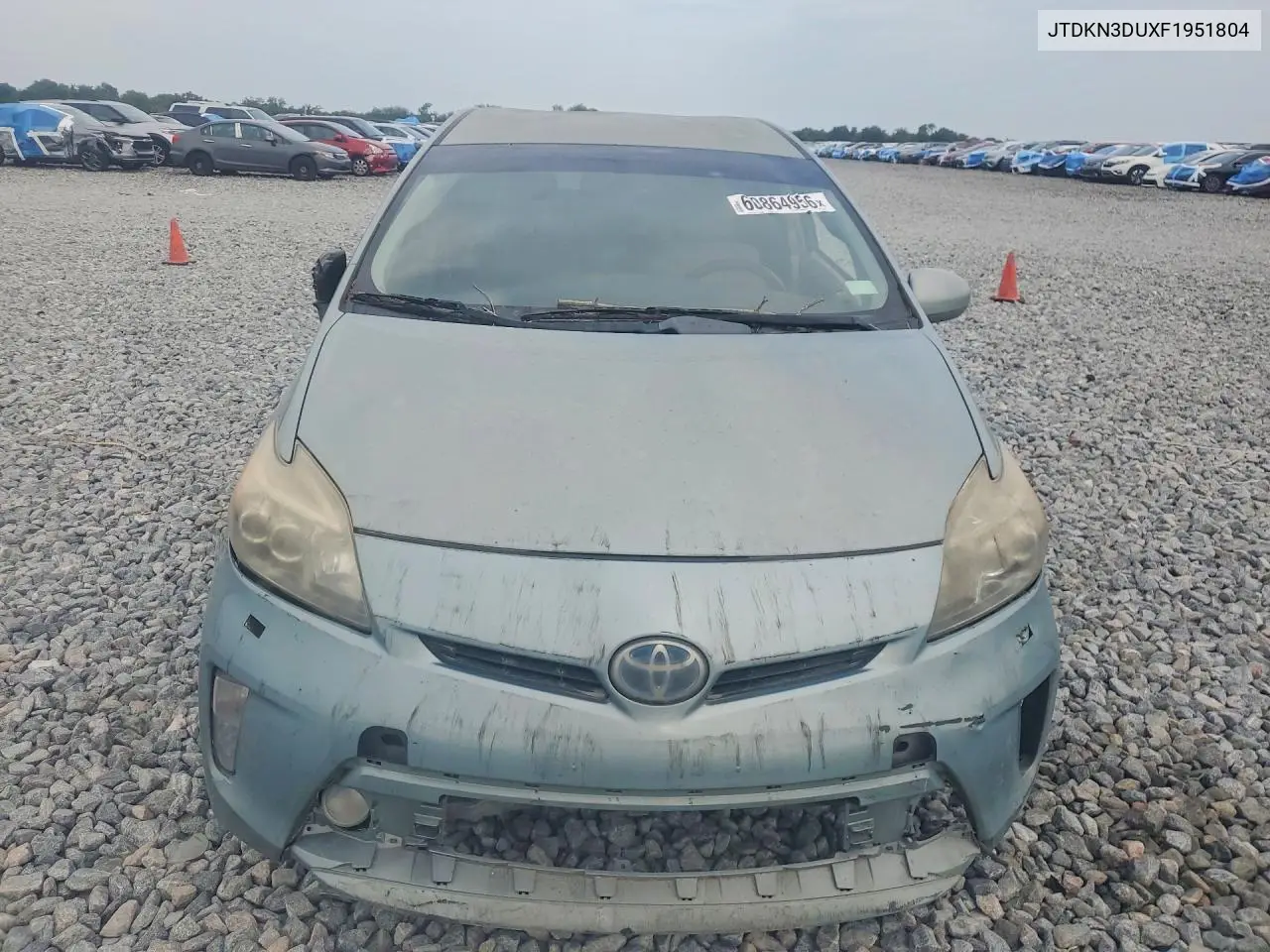 2015 Toyota Prius Five VIN: JTDKN3DUXF1951804 Lot: 60864956