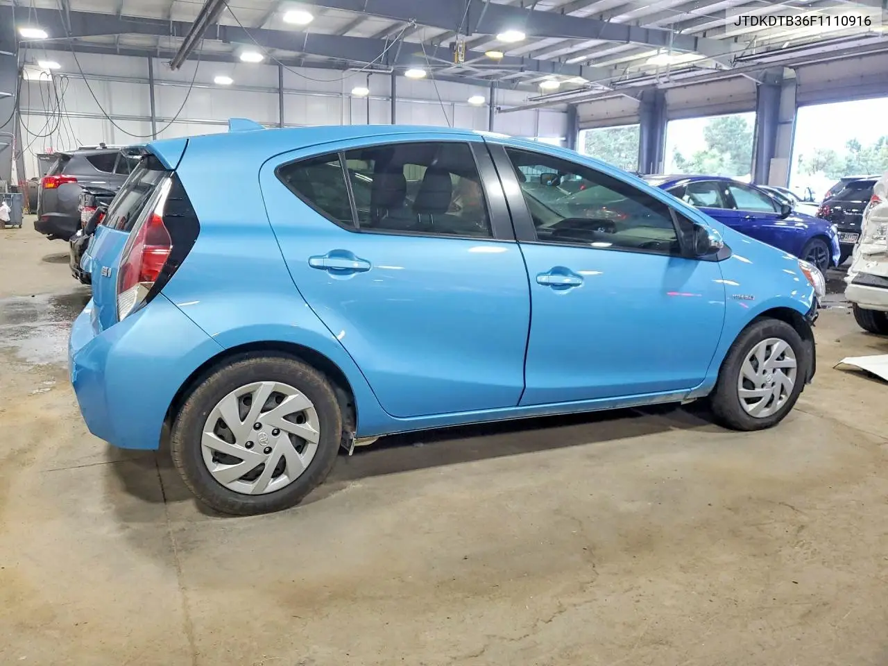 2015 Toyota Prius C Two VIN: JTDKDTB36F1110916 Lot: 61135696