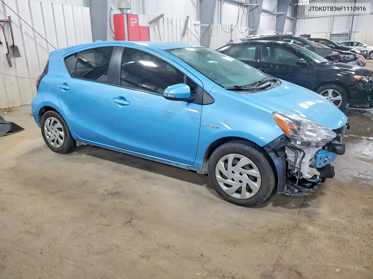 2015 Toyota Prius C Two VIN: JTDKDTB36F1110916 Lot: 61135696