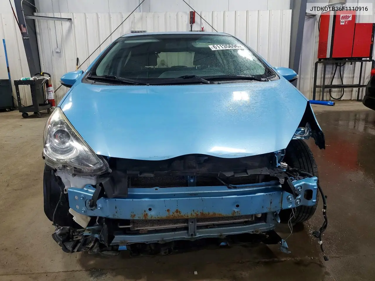 2015 Toyota Prius C Two VIN: JTDKDTB36F1110916 Lot: 61135696