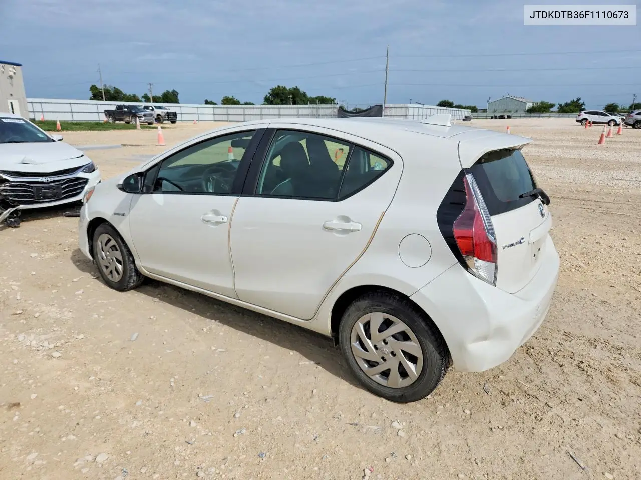 2015 Toyota Prius C One VIN: JTDKDTB36F1110673 Lot: 61208576