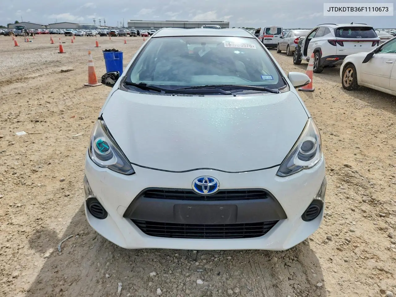 2015 Toyota Prius C One VIN: JTDKDTB36F1110673 Lot: 61208576