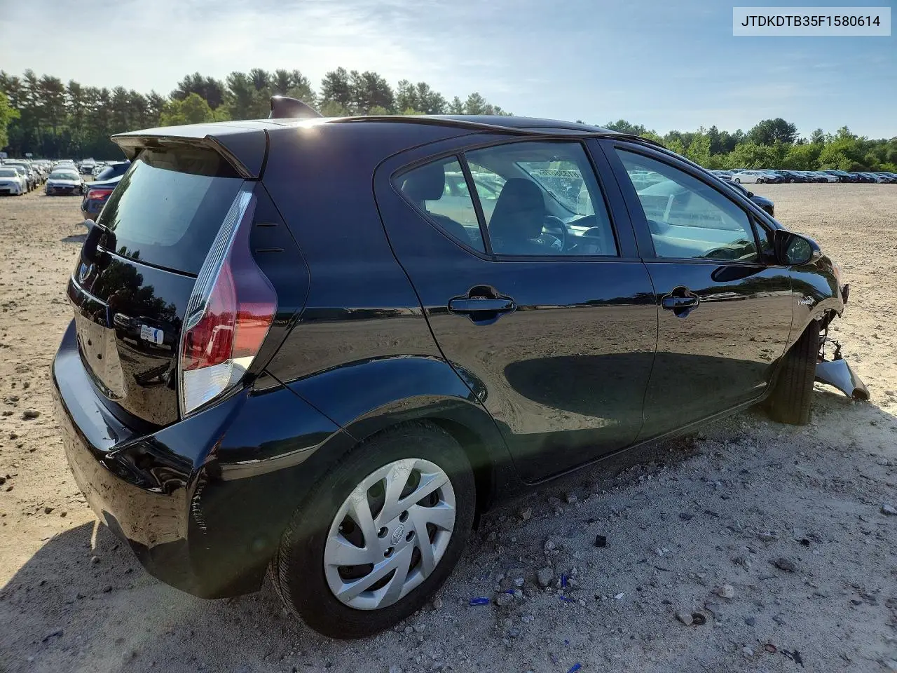 2015 Toyota Prius C Two VIN: JTDKDTB35F1580614 Lot: 61338676