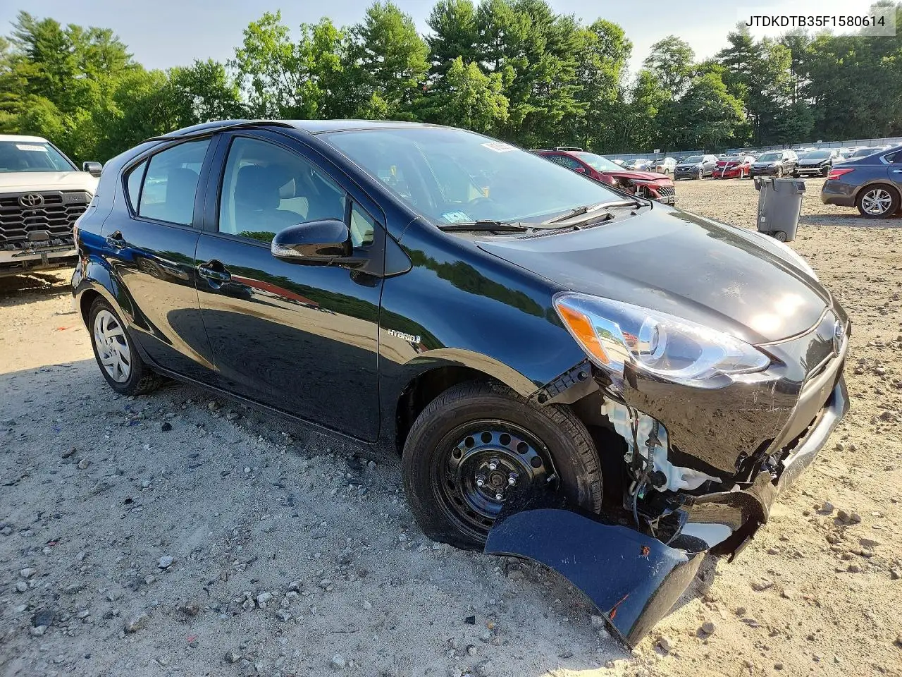 2015 Toyota Prius C Two VIN: JTDKDTB35F1580614 Lot: 61338676