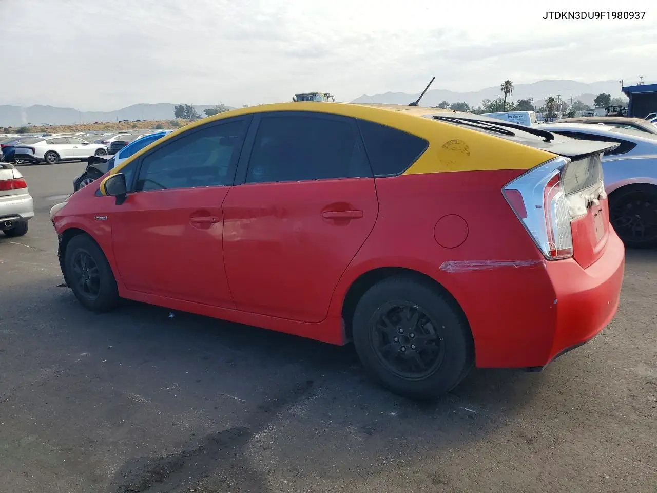 2015 Toyota Prius Two VIN: JTDKN3DU9F1980937 Lot: 61541216