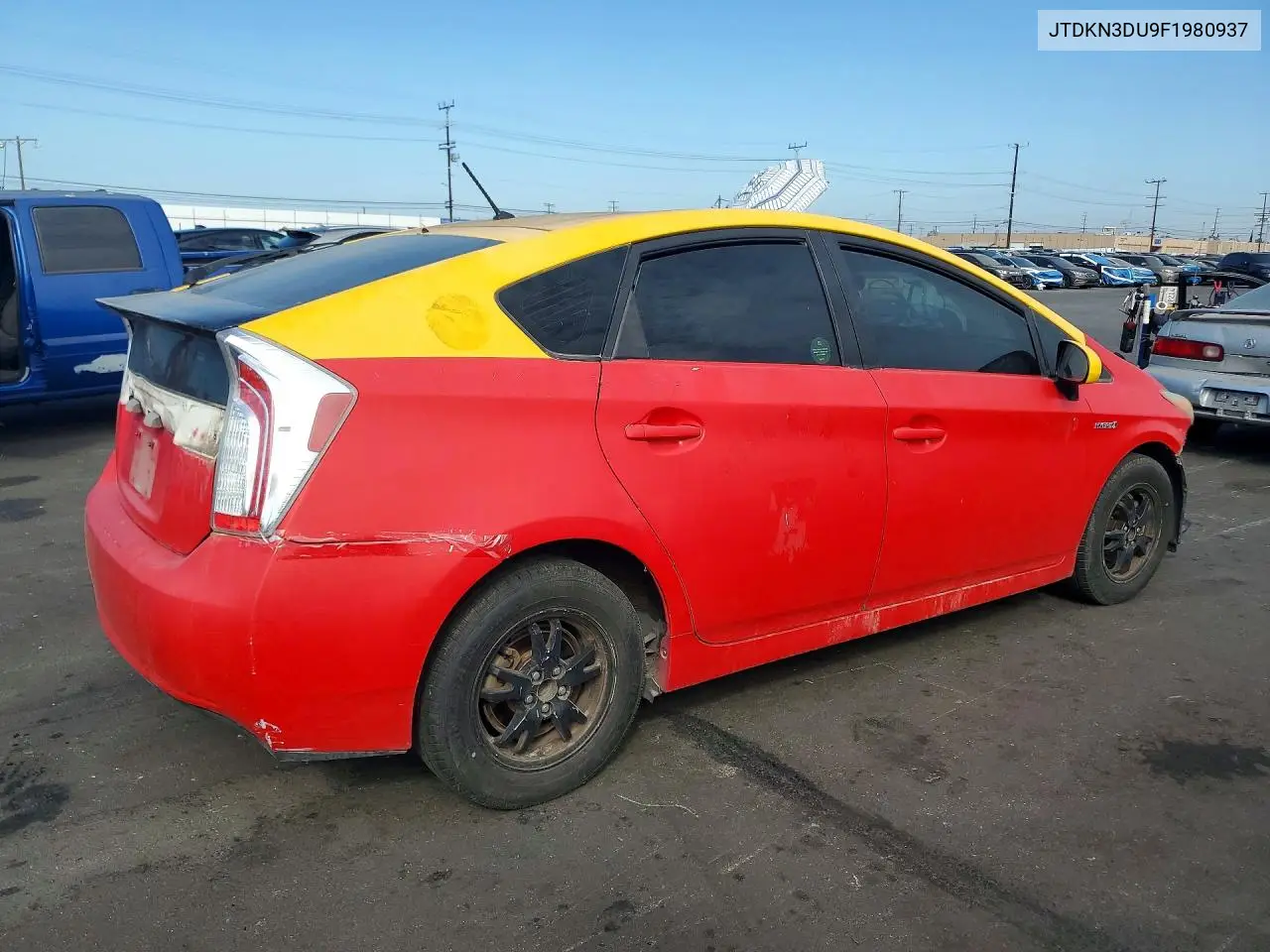 2015 Toyota Prius Two VIN: JTDKN3DU9F1980937 Lot: 61541216