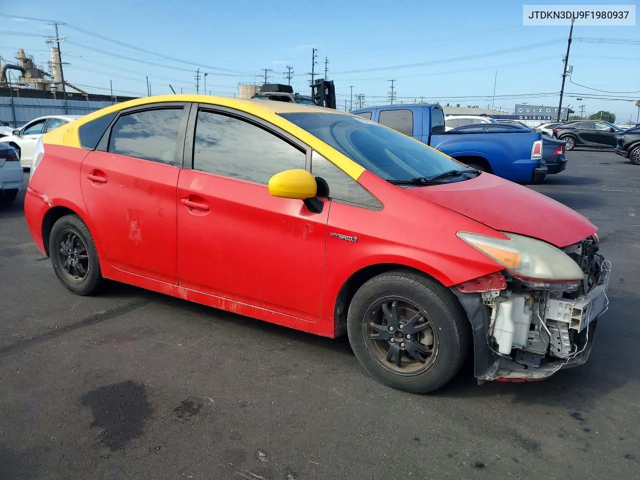 2015 Toyota Prius Two VIN: JTDKN3DU9F1980937 Lot: 61541216