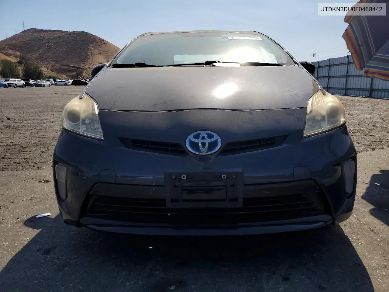 2015 Toyota Prius Two VIN: JTDKN3DU0F0468442 Lot: 61554636